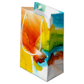 プライマリ梅 – 水彩 スモールペーパーバッグ (裏面アングル)