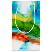 プライマリ梅 – 水彩 スモールペーパーバッグ (正面)