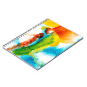 プライマリ梅 – 水彩 ノートブック (左側)