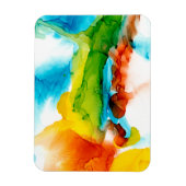 プライマリ梅 – 水彩 マグネット (縦)