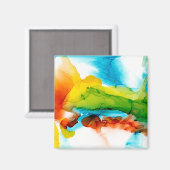 プライマリ梅 – 水彩 マグネット (正面/裏面)