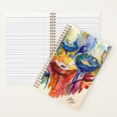 プライマリ花スパイラルノートブック ノートブック (内側)