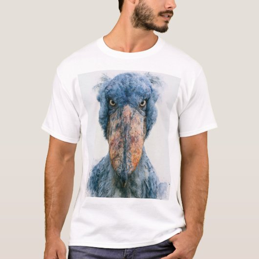 プライマル・パワー009 - ハシビロコウ Tシャツ (正面)