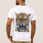 プライマル・パワー 004 – 虎 Tシャツ (裏面)