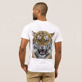 プライマル・パワー 004 – 虎 Tシャツ (裏面フル)