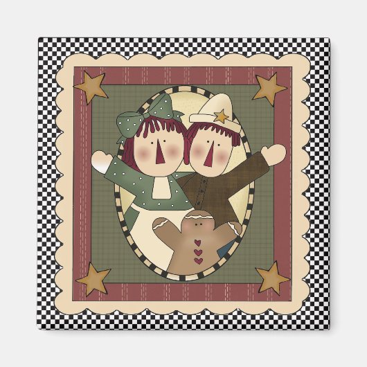 プライムクリスマスラグジェディーズ磁石 マグネット (正面)