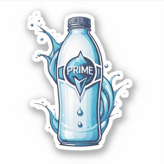 プライムハイドレート、毎日の良い気分に目覚める シール (正面)