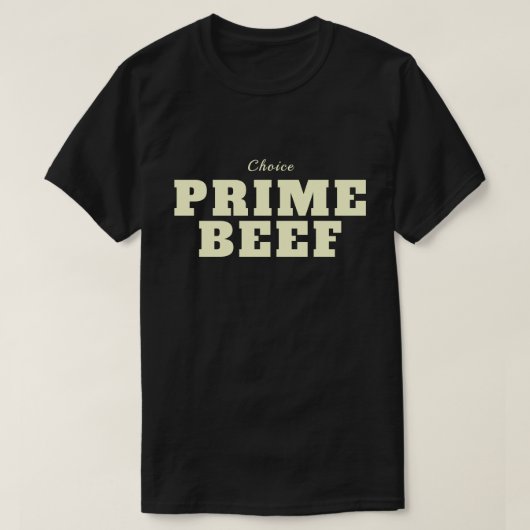 プライムビーフTシャツ ダーク Tシャツ (デザイン正面)