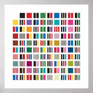 プライムファクターのポスター – ホワイト ポスター