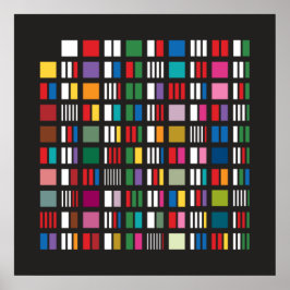 プライムファクターのポスター – 黒 ポスター