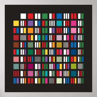 プライムファクターのポスター – 黒 ポスター