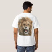 プライモ・パワー 003 - ライオン Tシャツ (裏面フル)