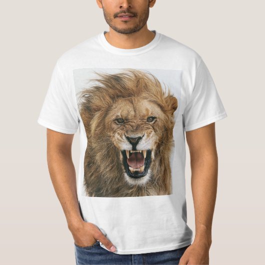 プライモ・パワー 003 - ライオン Tシャツ (正面)