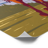 プライヤマウンテンズワイルドホースレンジヴィンテージ ポスター (角)