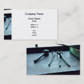 プライヤーおよび木槌 名刺 (正面/裏面)