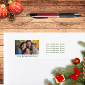 プライ伝統的ド/タータンチェック休日の返品ラベル ラベル