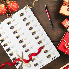 プライ伝統的ド/タータンチェック休日の返品ラベル ラベル