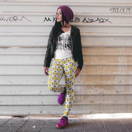 プライ市松模様にド レギンス