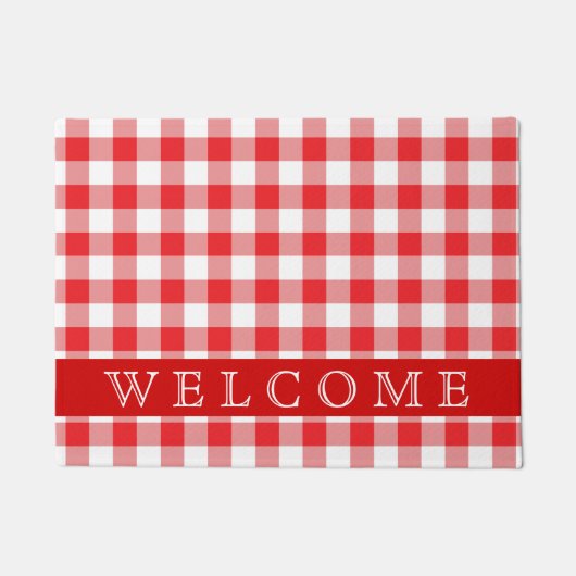 プライ素朴ド歓迎 ドアマット (正面)