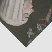 プラウティージャ・ネリによるリリーとの聖キャサリン 薄葉紙 (詳細)