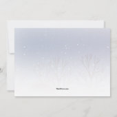 プラウ除雪サービスの発表 招待状 (裏面)