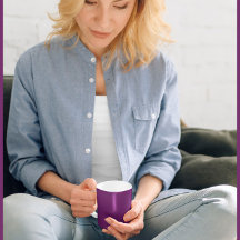  – プラエレガントム無地の – コーヒーマグ