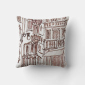 プラカデマニズインオールドタウン|バレンシア（スペイン） クッション (裏面)