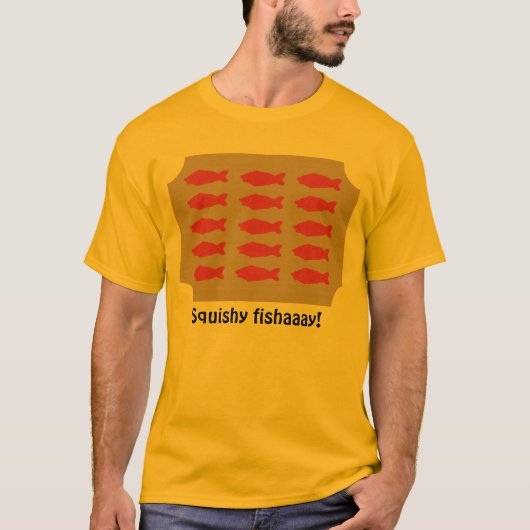プラクのワイシャツのSquishy fishaaay Tシャツ (正面)
