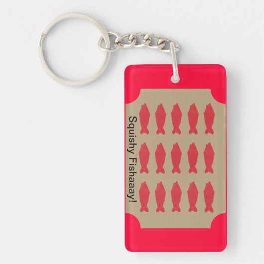 プラクのkeychainのSquishy fishaaay キーホルダー (正面)