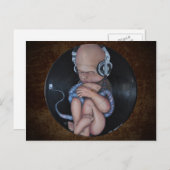 プラグを差し込まれる ポストカード (正面/裏面)