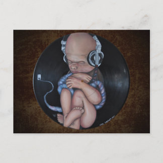 プラグを差し込まれる ポストカード