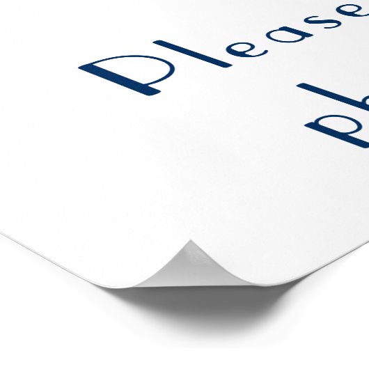 プラグを抜いた航海の式結婚のサイン ポスター (角)