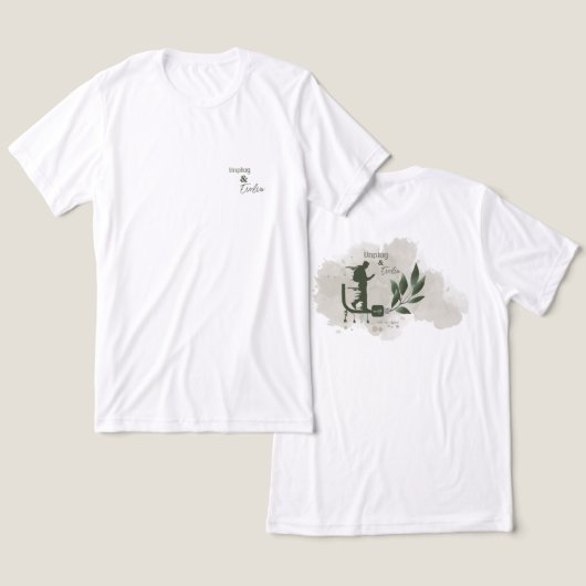 プラグを抜いて進化 | ミニマやる気を起こさせるリストTシャツ トライブレンドＴシャツ (デザイン正面&裏面)