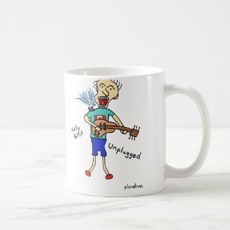 プラグを抜かれる コーヒーマグカップ