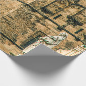 プラグエエンシェントの古い町，建築，建築 ラッピングペーパー (角)