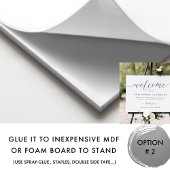 プラグエレガントを抜いた式の結婚サインへようこそ ポスター