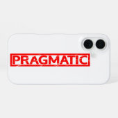 プラグマティックスタンプ iPhone 16ケース (裏面横)