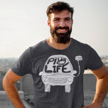 プラグライフかわいい白い電気自動車グラフィック Tシャツ<br><div class="desc">電気自動車を充電するために日常的に接続するのか？そしたら君はプラグ・ライフを生きてる、確かに。この可愛いデザインは、フロントガラスに「プラグライフ」と書かれた白い電気自動車のイラストレーションを特徴としている。電気自動車素晴らしの所有者に誇りを持った贈り物をする。</div>