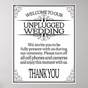 プラグ結婚ド解除のプリント ポスター