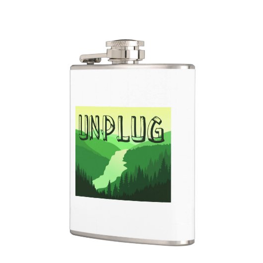 プラグ解除 フラスク (左)