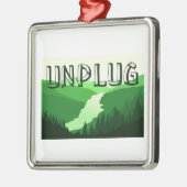 プラグ解除 メタルオーナメント (左)