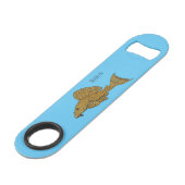 プラコフィッシュ漫画イラストレーション スピード栓抜き (正面アングル)