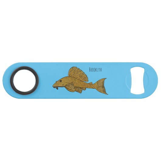 プラコフィッシュ漫画イラストレーション スピード栓抜き (正面(横))