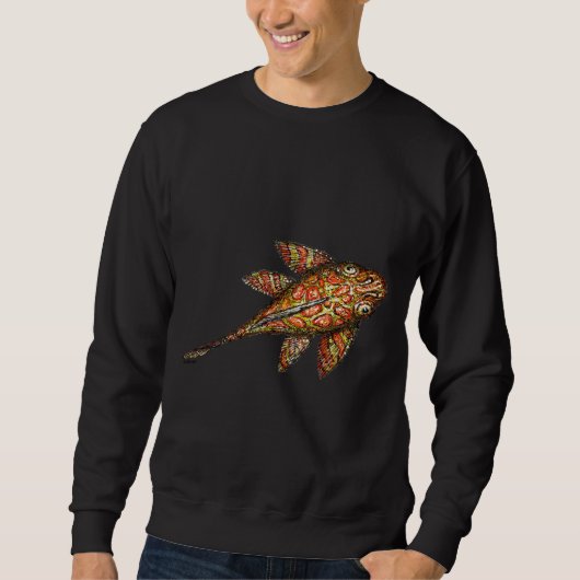 プラコ魚 スウェットシャツ (正面)