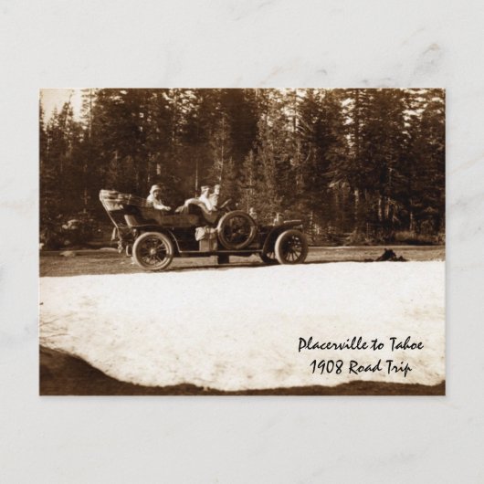 プラサービルからタホ1908 ポストカード (正面)