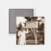 プラサービルからレイクタホ1908ロードトリップ マグネット (正面/裏面)