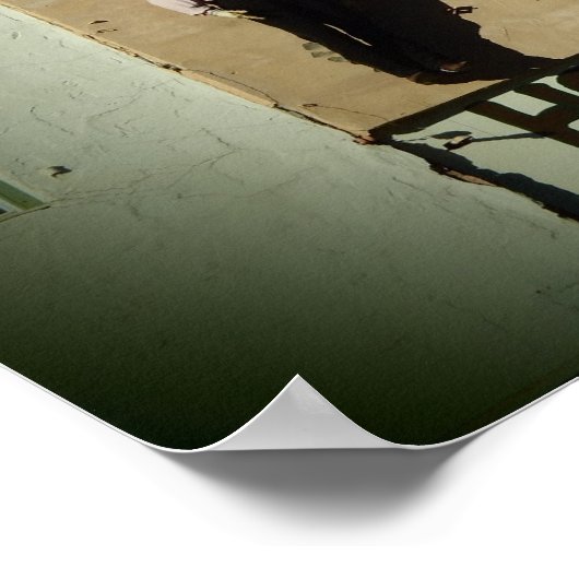 プラサーヴィルカリフォルニアハンガマンの木のポスタープリント ポスター (角)