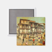 プラサ・サンティアゴ（ギマラン – ポルトガル） マグネット (正面/裏面)