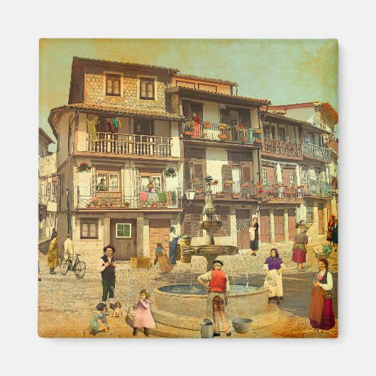 プラサ・サンティアゴ（ギマラン – ポルトガル） マグネット (正面)