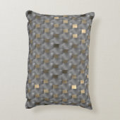 プラサcinza sobre fundo marrom claro, tons pretos アクセントクッション (裏面(縦))